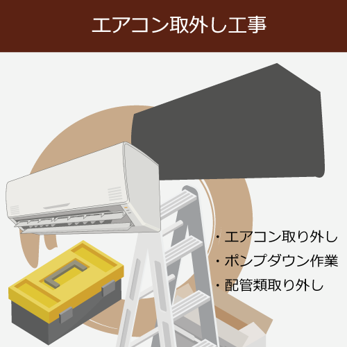 エアコン取外し・下取り工事